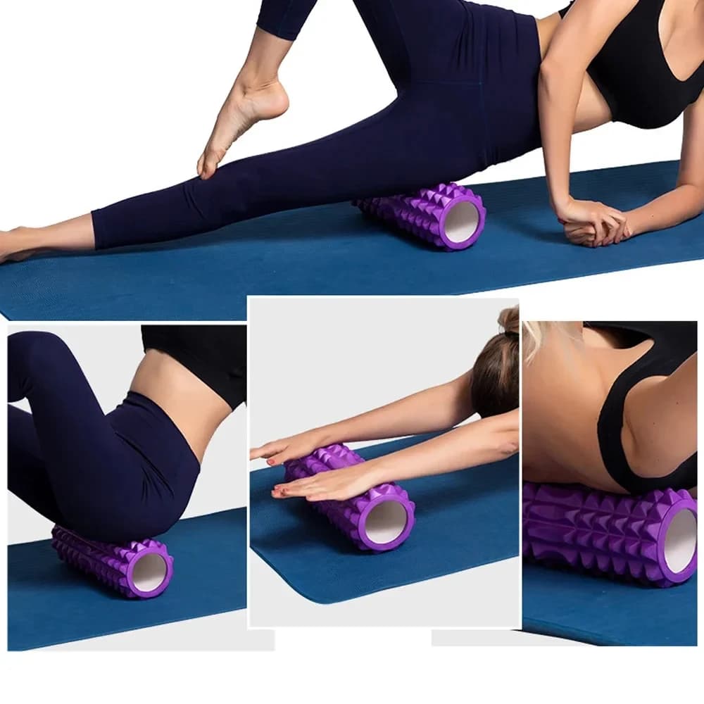 Yoga cable massage roller: foam material for muscle training, exercises and yoga assistant equipment