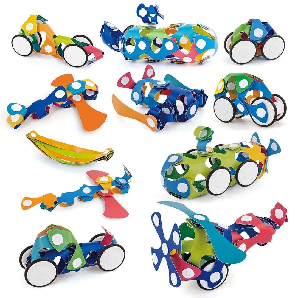 Set di Costruzioni Magnetiche Arcobaleno, Giocattoli Educativi STEM per Bambini, Giocattolo Magnetico Morbido Fai-da-te, Regalo Creativo per l'Apprendimento
