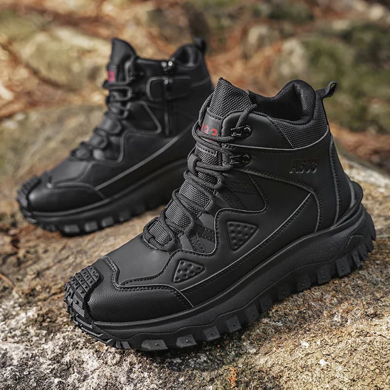 2026 Men Boots Tactical Military Combat Boots Men Short Ankle Boots Outdoor Hiking Shoes Light Non-slip Men Desert Working Shoe