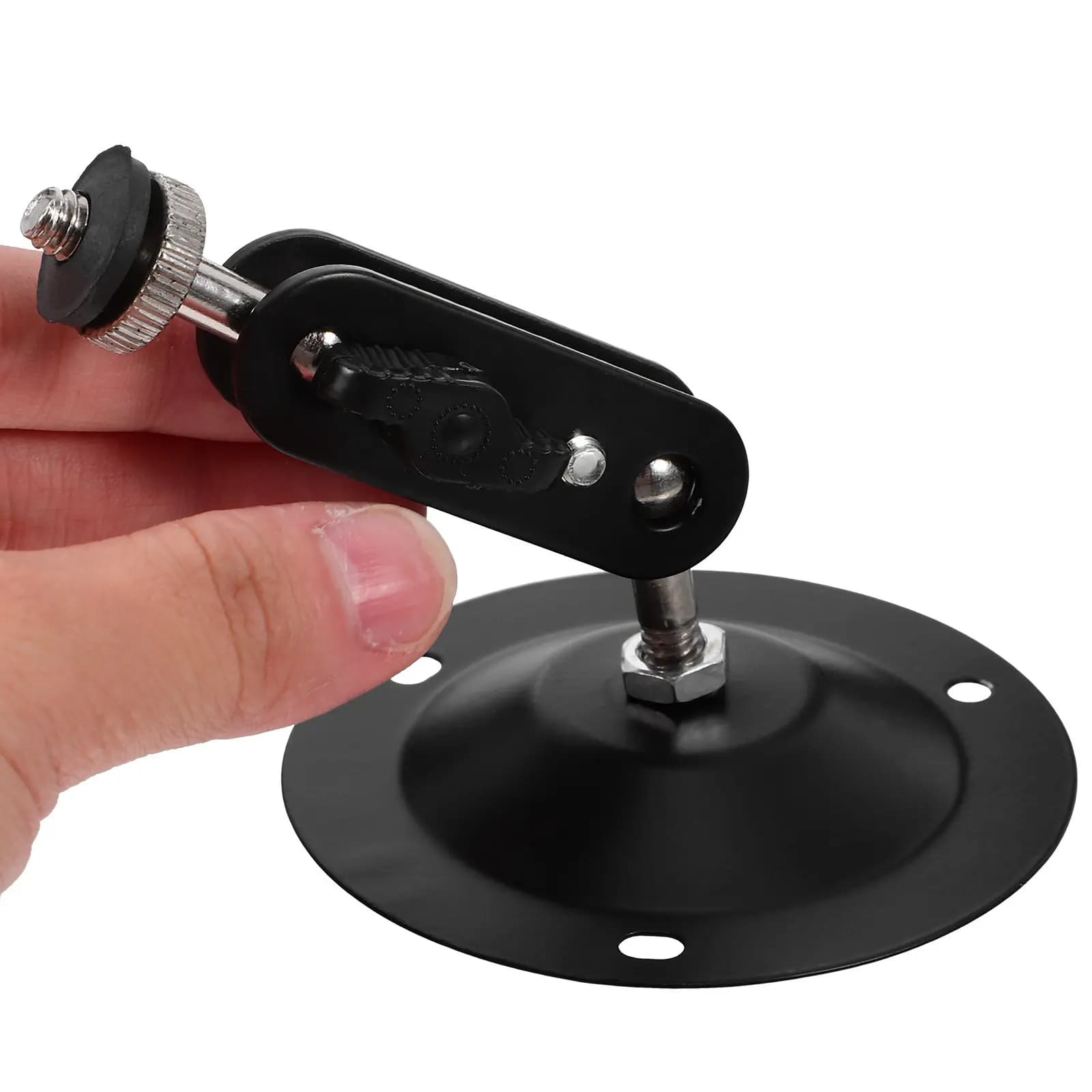 4 set di staffe per telecamere montate a parete per la sicurezza domestica, robusto supporto per telecamere in plastica per il monitoraggio del soggiorno e della camera da letto, regolabile