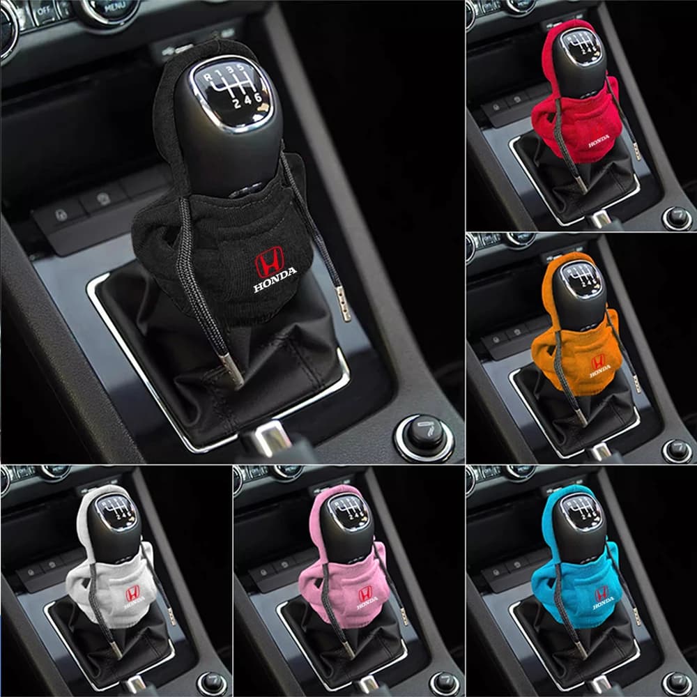 Cambio auto Capodanno Natale Felpa con cappuccio Maniglia Leva di velocità del cambio Copertura per Honda Jazz Fit Avancier Crv Accord City Prelude Mugen Power