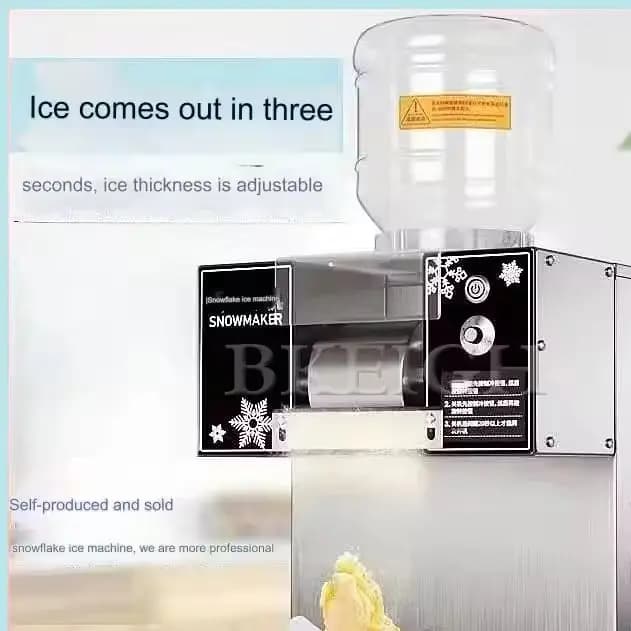 Macchina Professionale Multifunzione per Ghiaccio Tritato, Stampi per Fiocchi di Neve, Piccola Macchina per Ghiaccio in Sabbia per Uso Commerciale