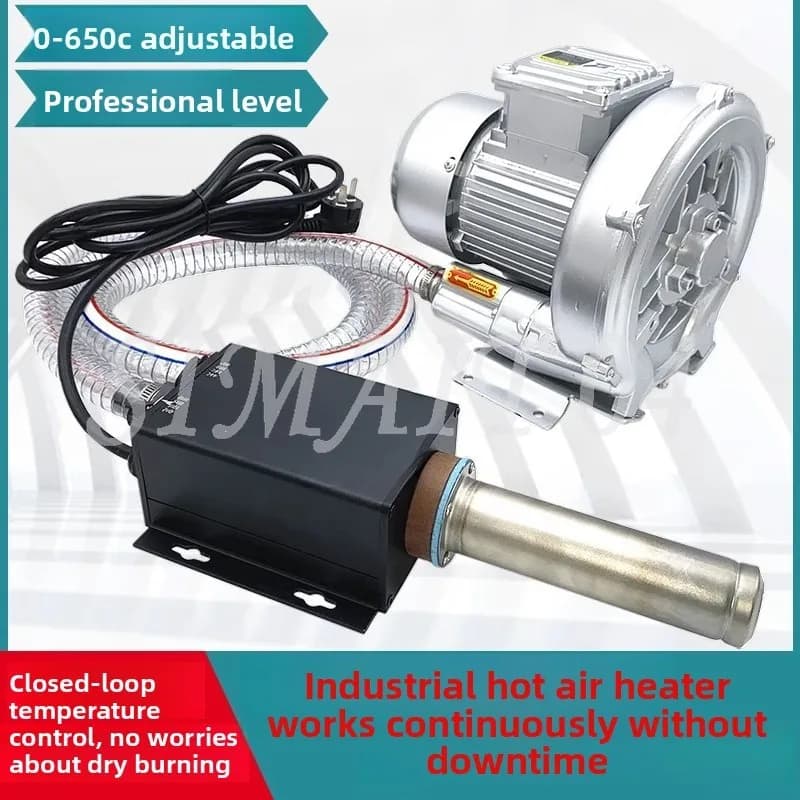 3300 W Industrial High Power Temperature Adjustable Hot Air Gun Electric Hair Dryer
