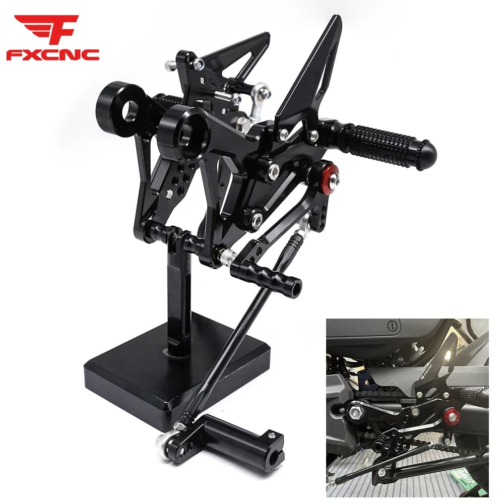 Pedana moto regolabile in alluminio per CFMOTO CF Moto XO-1 Papio 125 CF125 / XO-1 ABS poggiapiedi pedana poggiapiedi pedale