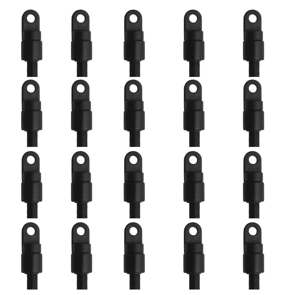 Gancio terminale per cavo ammortizzatore in nylon premium per kit bungee per corda per sartiame per kayak in barca e accessori per clip per pagaia
