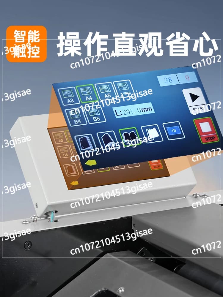 Cucitrice Elettrica Piegatrice Automatica ZY-S6 per Origami e Rilegatura Libri