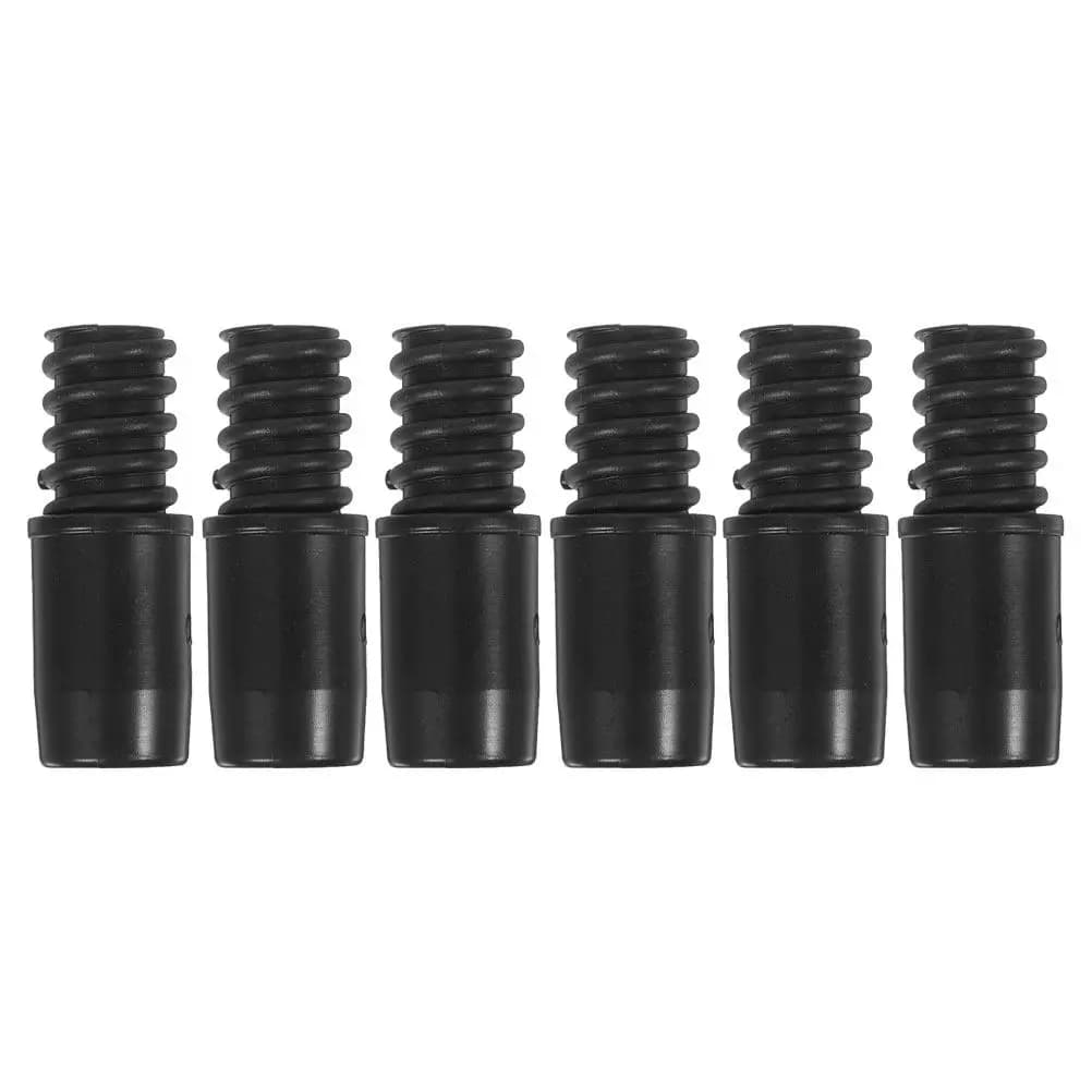 6 Pieces Spare Parts Adapter with Scope Handle Threaded Toe, Mop Plastic Robust Connector, Cleaning Tools, Push Shoe Handle