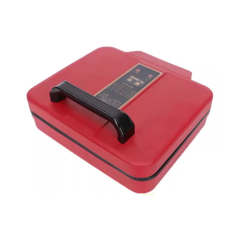 Deepen the square domestic electric pancake pan, frying machine and bake heating on two sides, cake support, pancake, pan