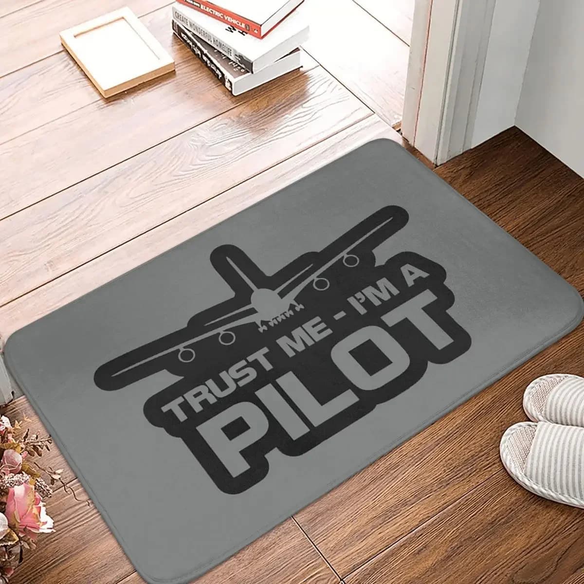 TRUST ME-IM A PILOT Zerbino antiscivolo Tappetini da bagno super assorbenti Tappeti per ingresso casa Cucina Soggiorno Tappeto Corridoio Footpad