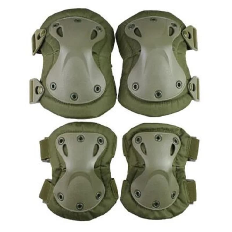 Ginocchiere tattiche gomitiere protezione per ginocchio militare Army Airsoft Sport all'aria aperta lavoro caccia pattinaggio equipaggiamento di sicurezza ginocchiera