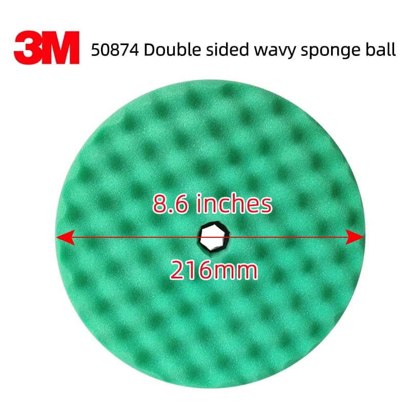 3M 50874 tampone per lucidatura composto in spugna da 8 pollici lucidatrice per auto a doppia azione Compounding automobilistico finitura ceretta
