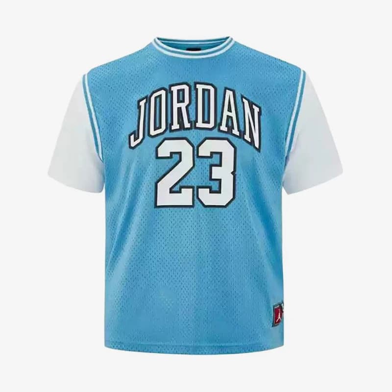 Nike genuine Jordan T-shirt round neck fashionable sports short sleeved children's style HM4772-412