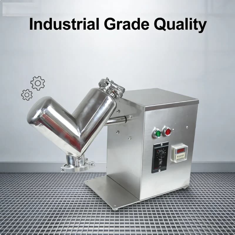 Automatic mixer for household powder from small laboratory, V-shaped mixer, protein powder mixer