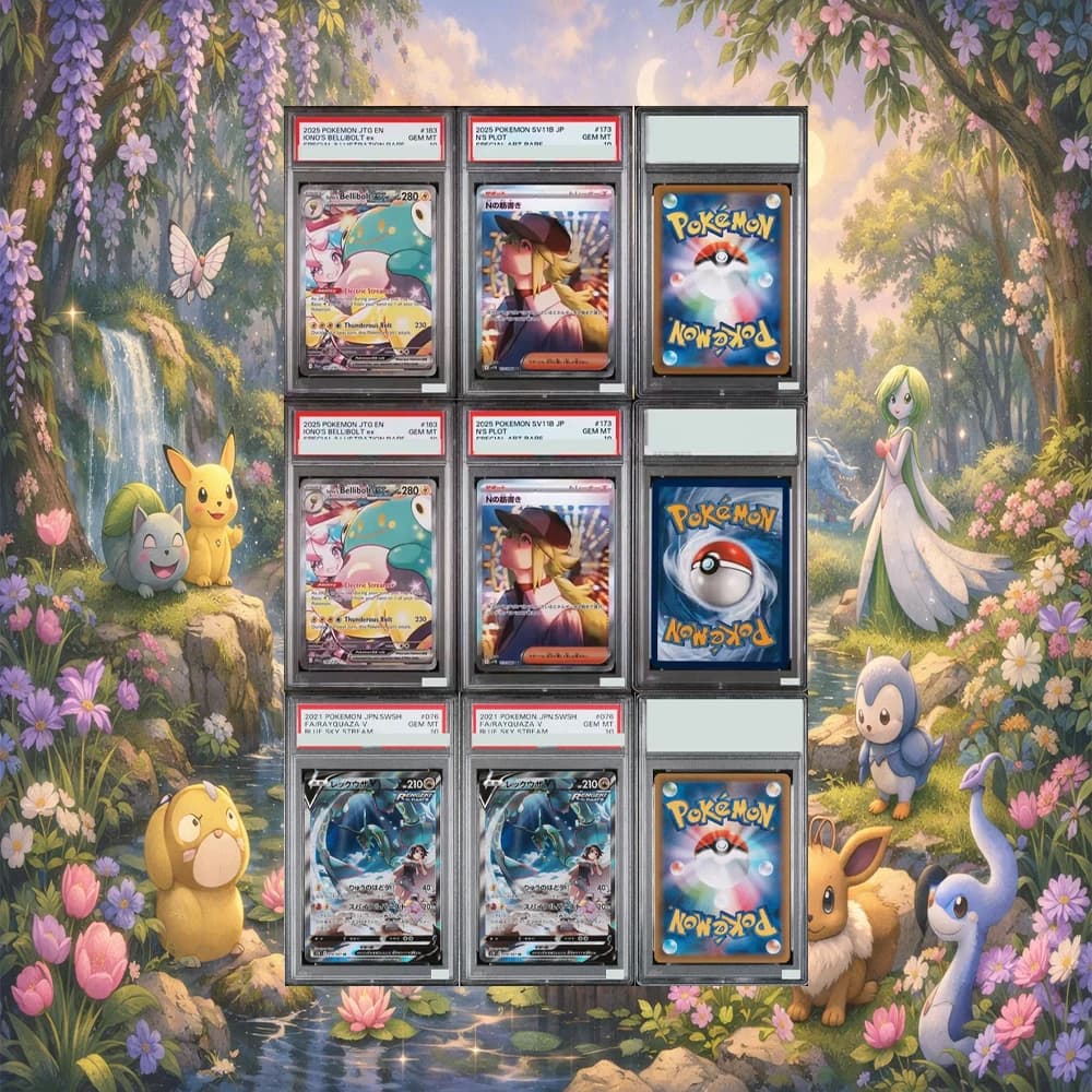 N's Plot 173 DIY Proxy PTCG Collection Card Special Art Rare SV11b-black Bolt Japanese GEM MT 10 Etichetta Olografica Regali per Bambini