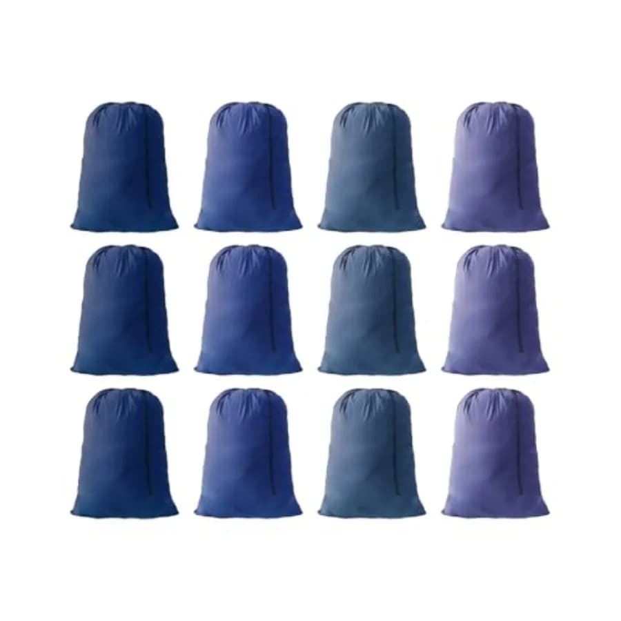 Sacco per biancheria extra large 30"x40" con chiusura a coulisse per studenti universitari, dormitori e appartamenti - Home D