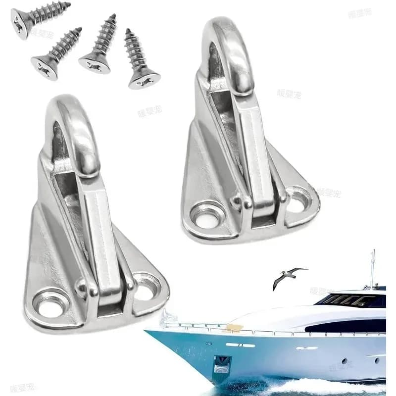 Stainless Steel Spring Hook Snap Boat Spring Snap Fending Hook Fender Hook Attach Rope for Marine Hardware Boat Accessories
