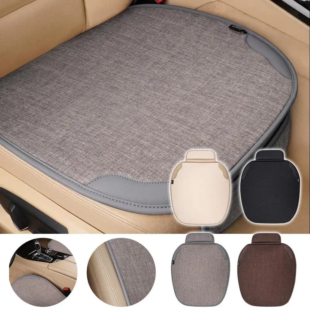 Cover for car in linen Universal cover for front seat breathable and scratch-resistant interior accessories for car