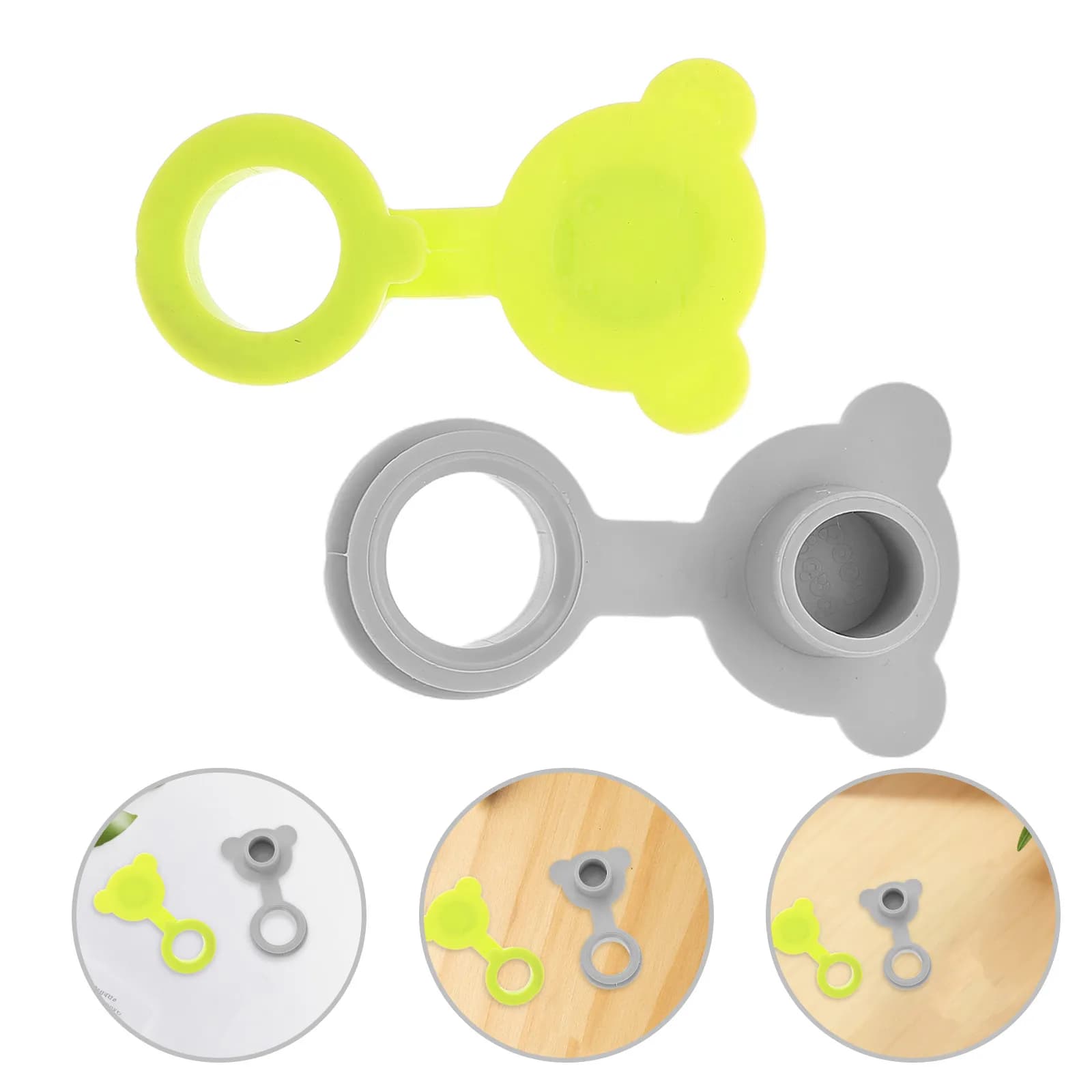 Bathtub drain cap, 2 pieces - Soft and flexible silicone bathtub cap - Safe and sealed seal for portable bathtubs - Hygienic