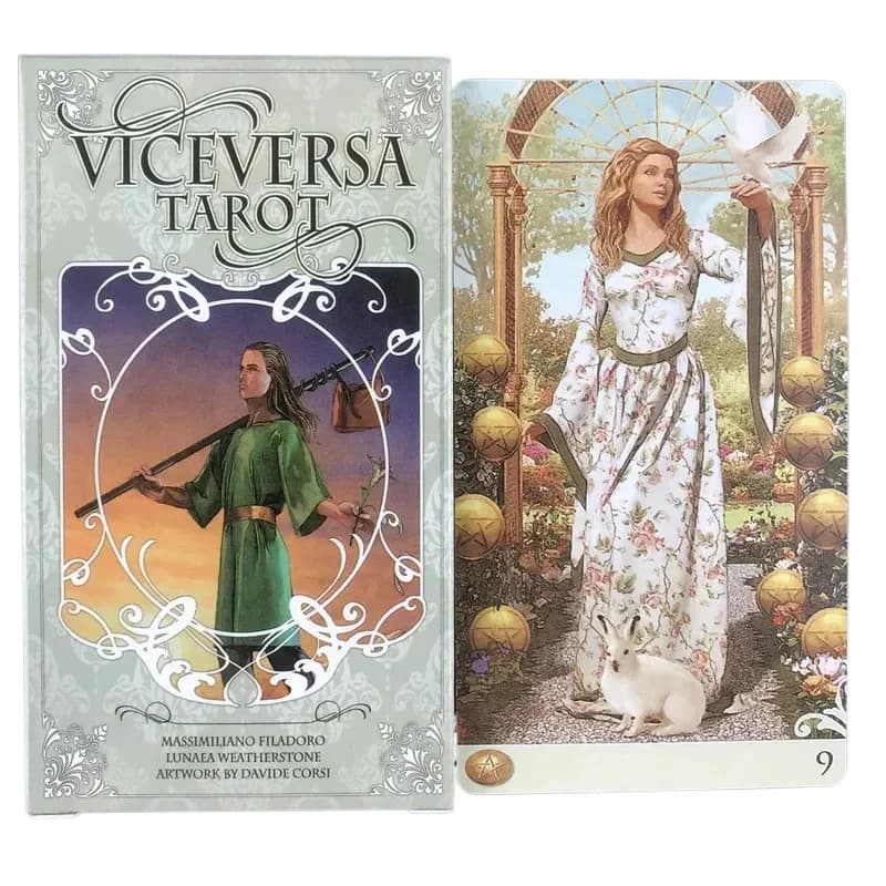 Kit di tarocchi Vice Versa Carte dei tarocchi Giochi da tavolo Oracle Deck per riunioni di famiglia Carte da gioco Gioco da tavolo