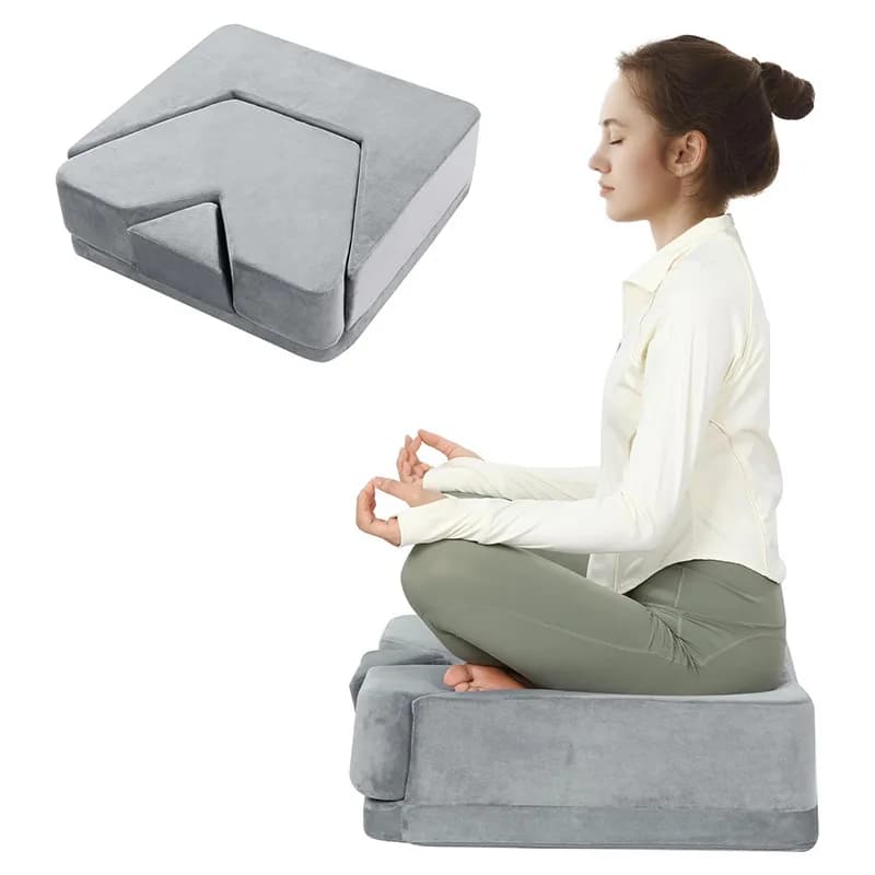 Cross-border custom seat cushion meditation mat sponge folding meditation static seat cushion buddha futon thickened