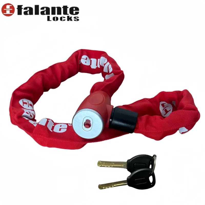 Lucchetto a catena antifurto Falante Steel A3, lucchetto ispessito per moto e bicicletta, 1m, multiuso, per cabine e porte, accessori per bici