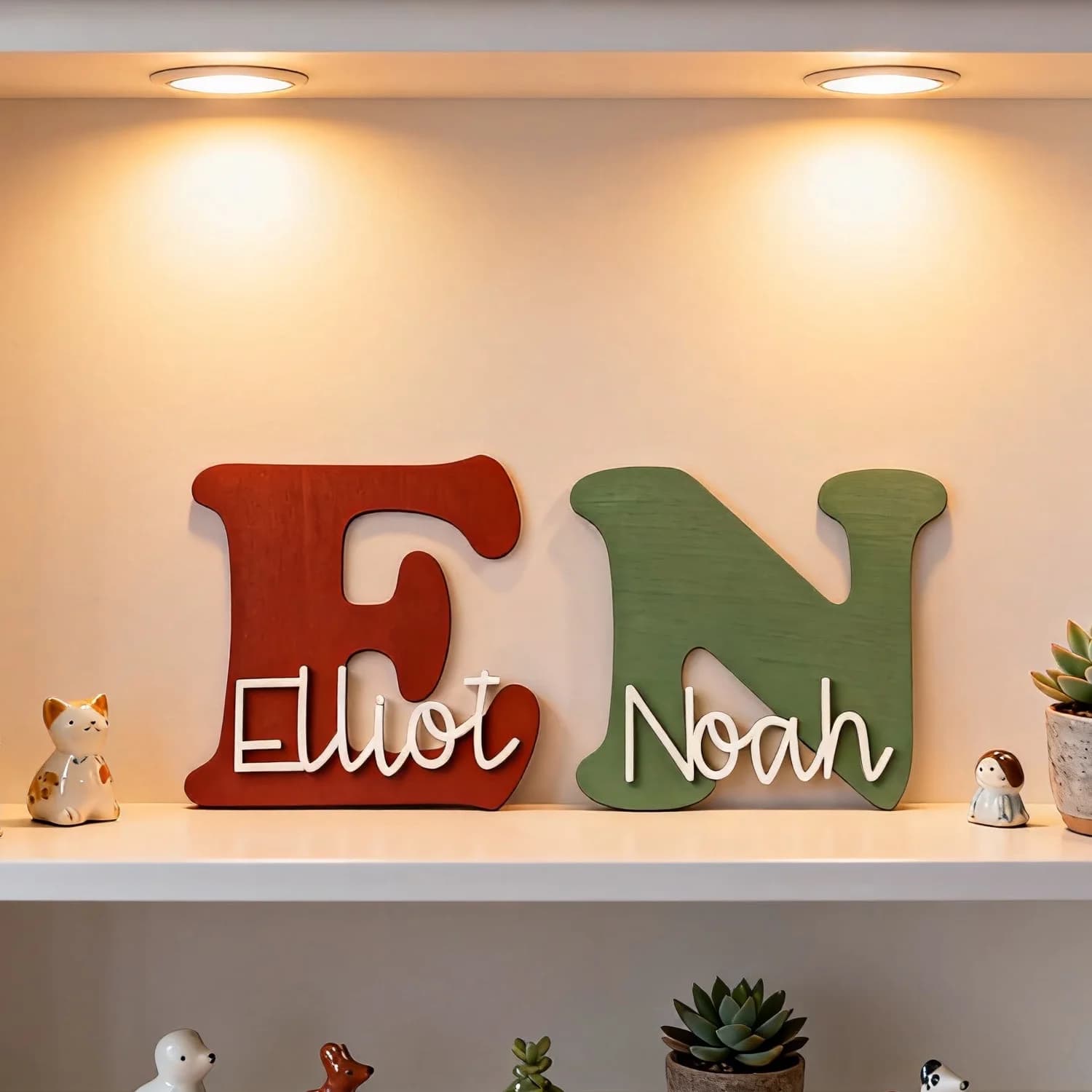 Targa in Legno per Cameretta Bambini, Regalo Personalizzato Multistrato, Idea Regalo, Decorazione Murale per Casa, Decorazione per Stanza del Bambino