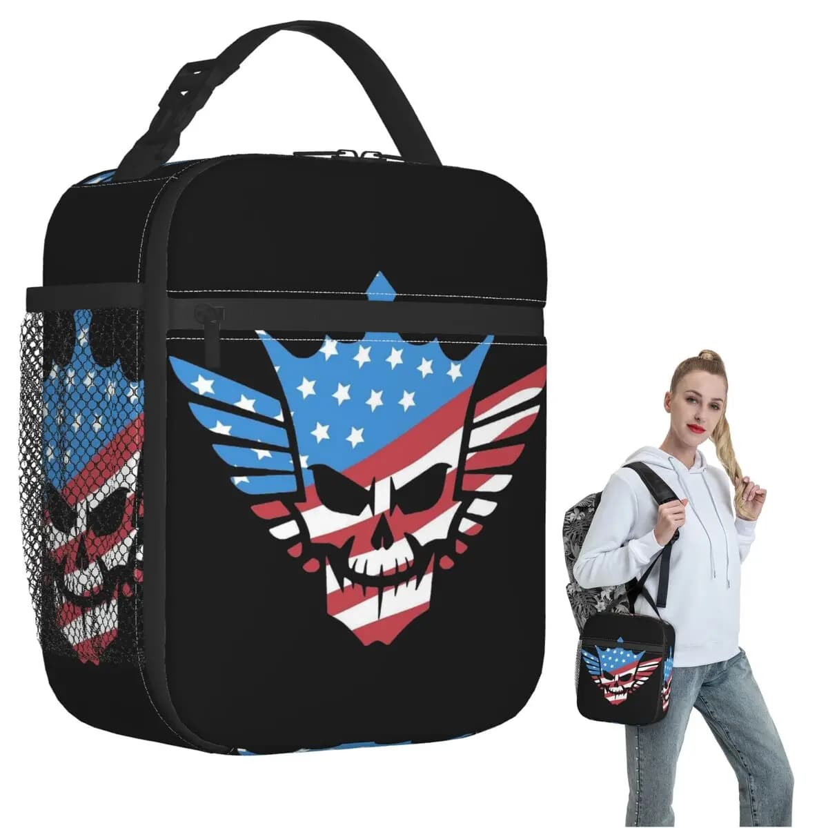 Cody Rhodes Wrestler Insulated Lunch Bag for Women Kids Portable Food Boxes Thermal Lunch Box Tote