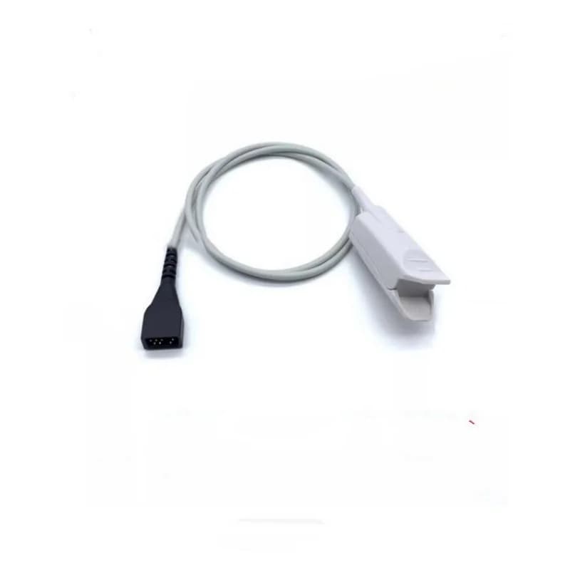 Spo2 adult finger clip sensor compatible with NONIN 2500/8500/8600/8700/8800 DB7, pulse oximeter probe, oxygen sensor TPU 1M