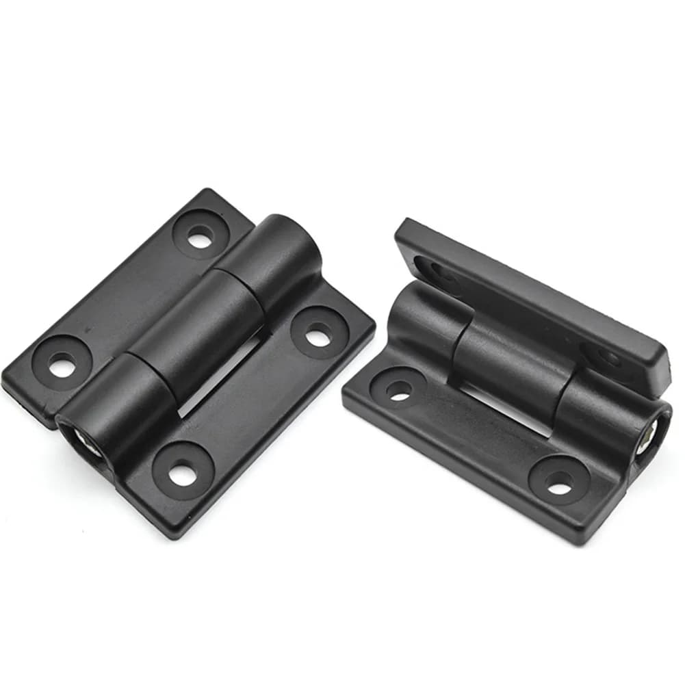 2PCS Damped Rotary Hinge with Tunable Torque and Full-Range Stop Positioning for Electrical Boxes Cabinet Doors and Workbenches