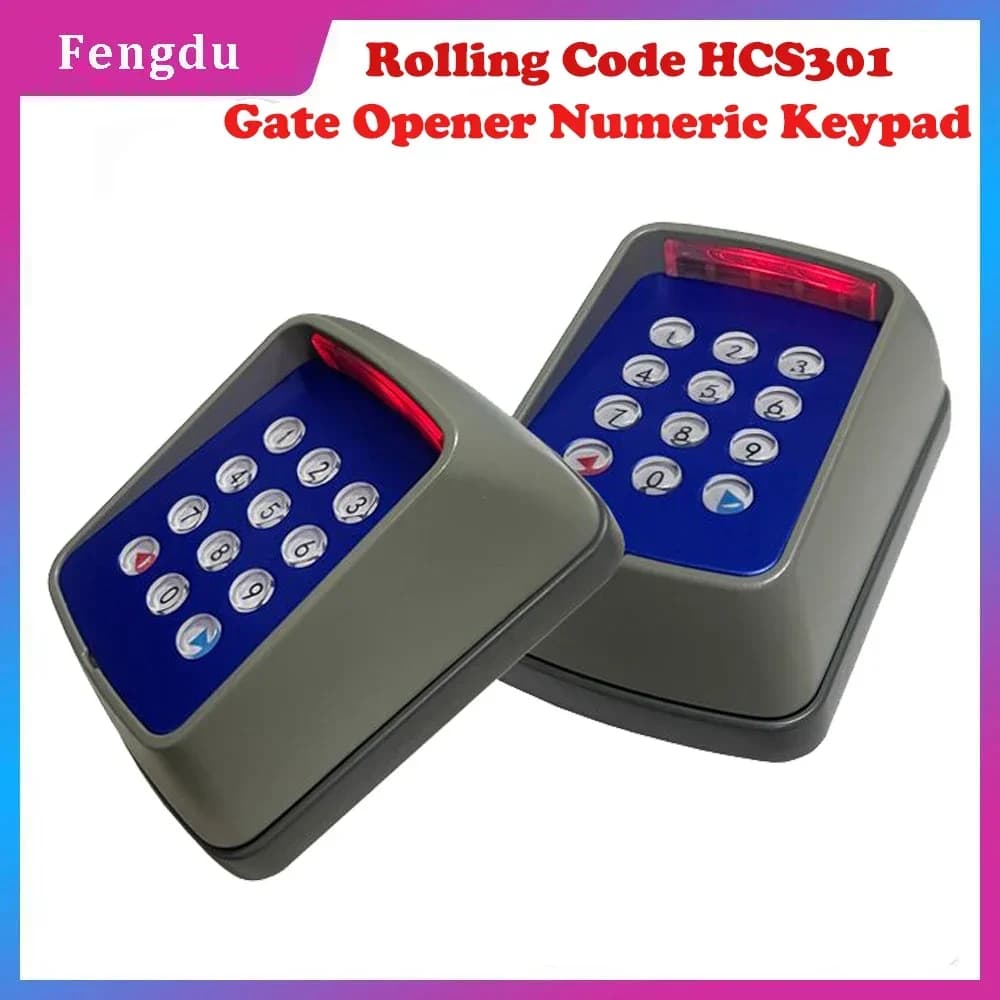 Serrature intelligenti per porte tastiera sistema di controllo accessi per porte tastiera Rolling Code 433MHZ per tastiera Wireless per cancello d'ingresso