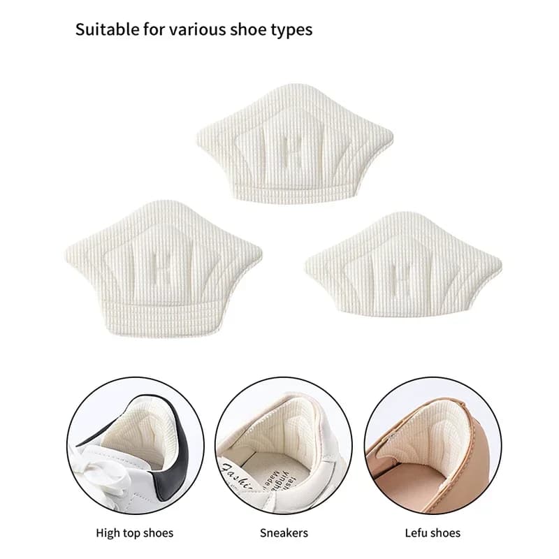 Anti-wear Full Pad Bearing Insole 3 pairs/6 pieces Solette Patch Tallone Pad for Sport Shoes Wall decal Posterior Measuring Adjustable
