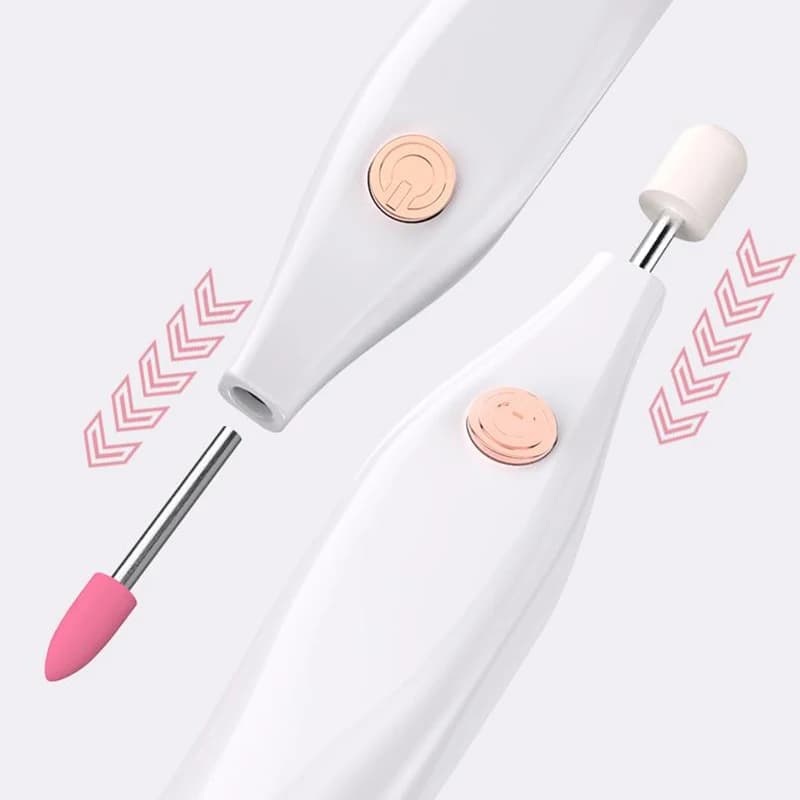 Mini trapano elettrico per smalto per unghie, mini strumenti per penna elettrica per manicure, portatile per trapano elettrico per smalto per rimozione gel