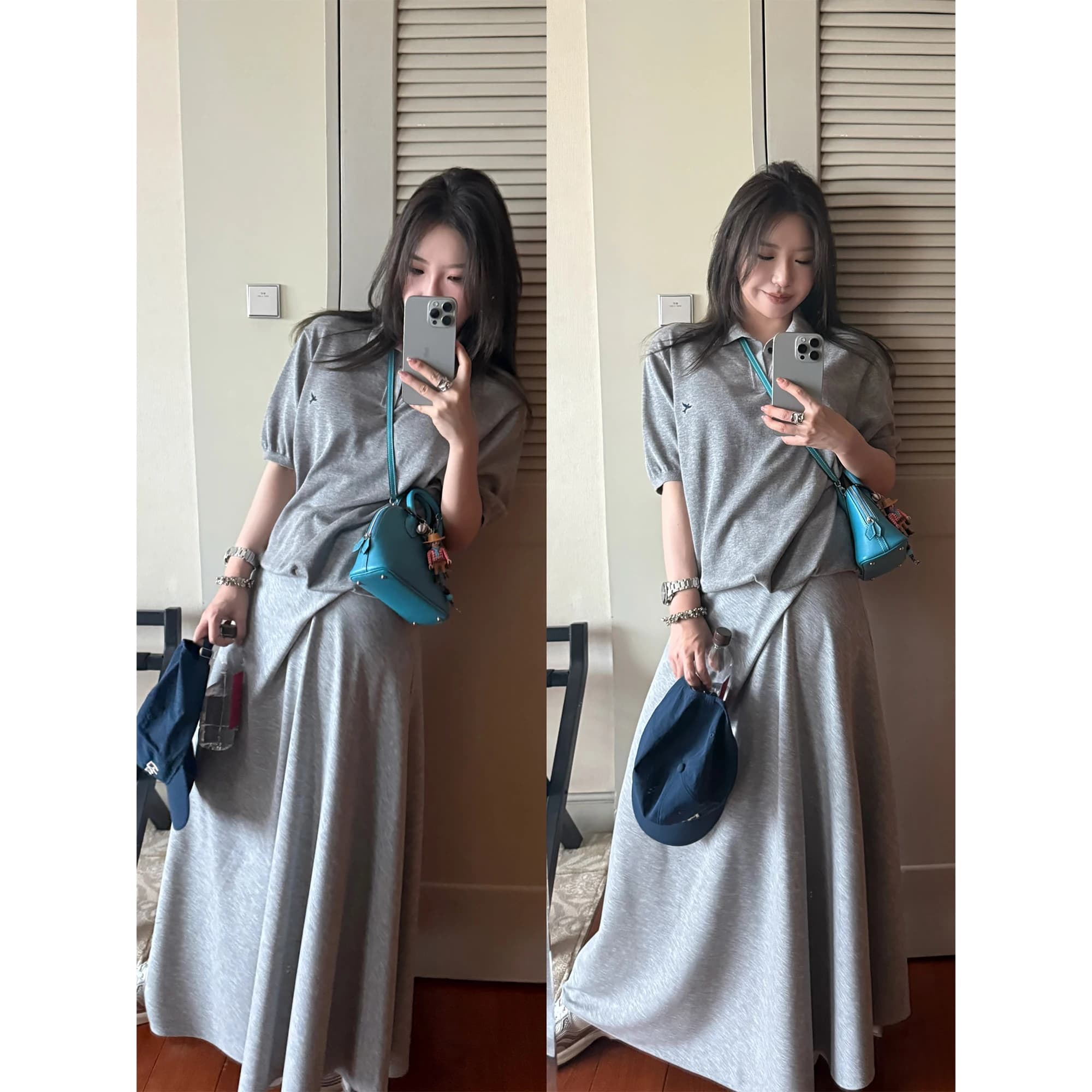 Comoda gonna estiva modale occhi Gonna snellente a vita alta da donna Drapey Poliestere Rayon Seta Spandex Miscela Faionable