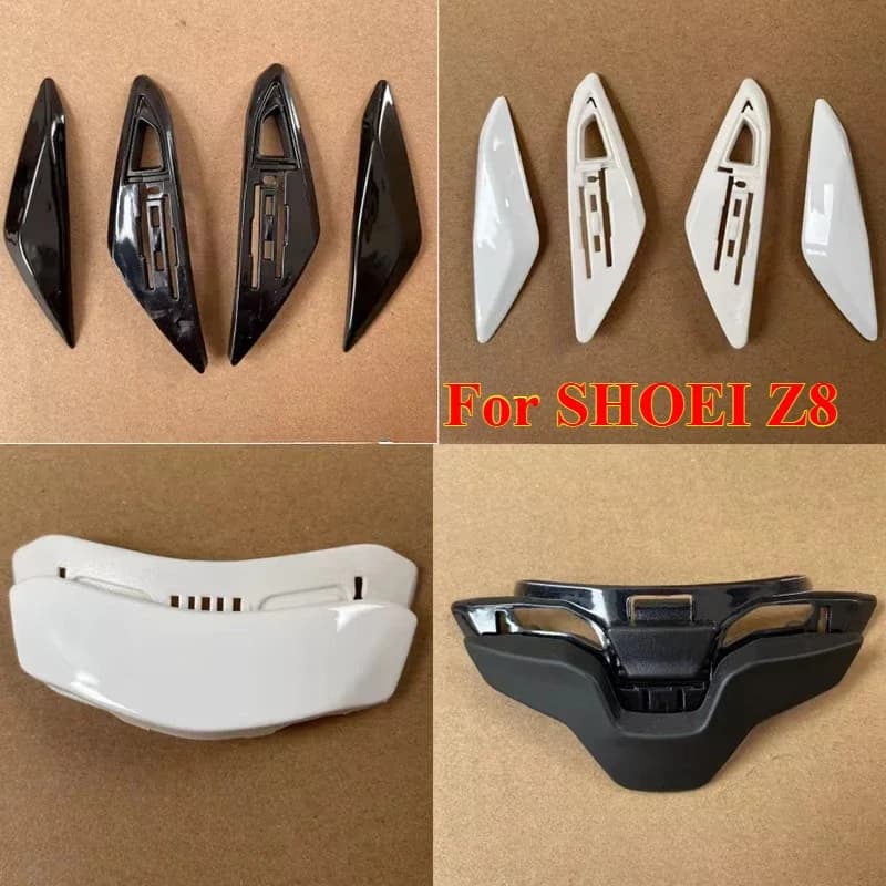 Per SHOEI Z8 Accessori per casco Bocca superiore Lente per condotto Z8 Condotto sopraelevato Uscita presa d'aria, Accessori moto