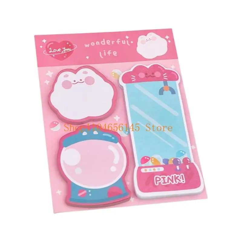 60 fogli Blocco note per animali divertenti Note adesive Blocco note tascabile in carta Promemoria su libro Diario Notebook Planner Calendario