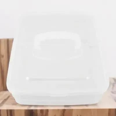 Contenitore Impilabile per Lievitazione Impasto Pizza con Coperchio e Manico Ergonomico, Accessori per Preparazione Pizza in Cucina