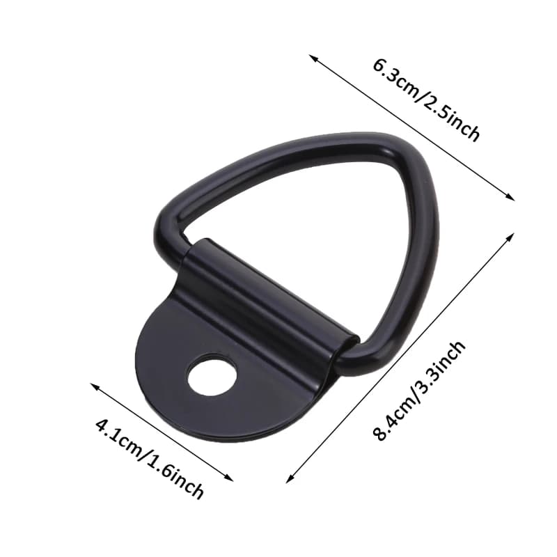 Ancoraggi per il fissaggio del carico con anello a V, a bullone, per rimorchi, camion, pickup, furgoni, montaggio a incasso, gancio a D, per rimorchi, camper, barche