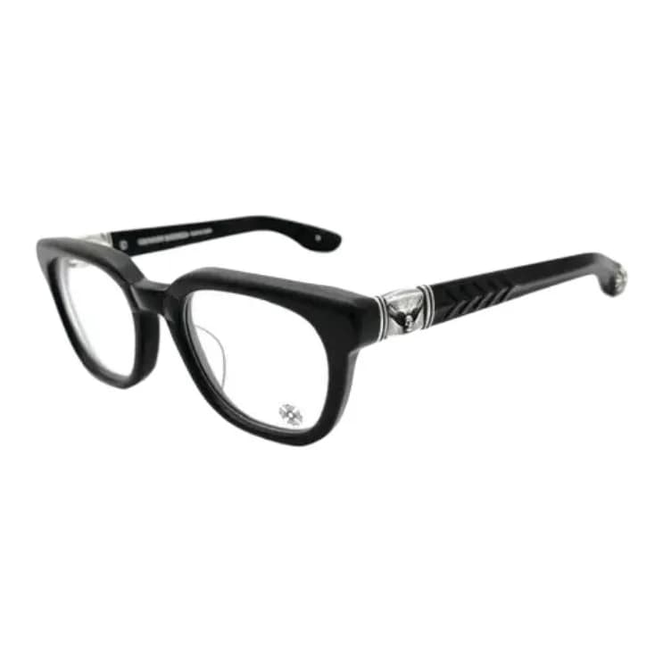 Chrome Hearts Square Eyeglass Frames Men's Black WELLHELLYEAH-MBK