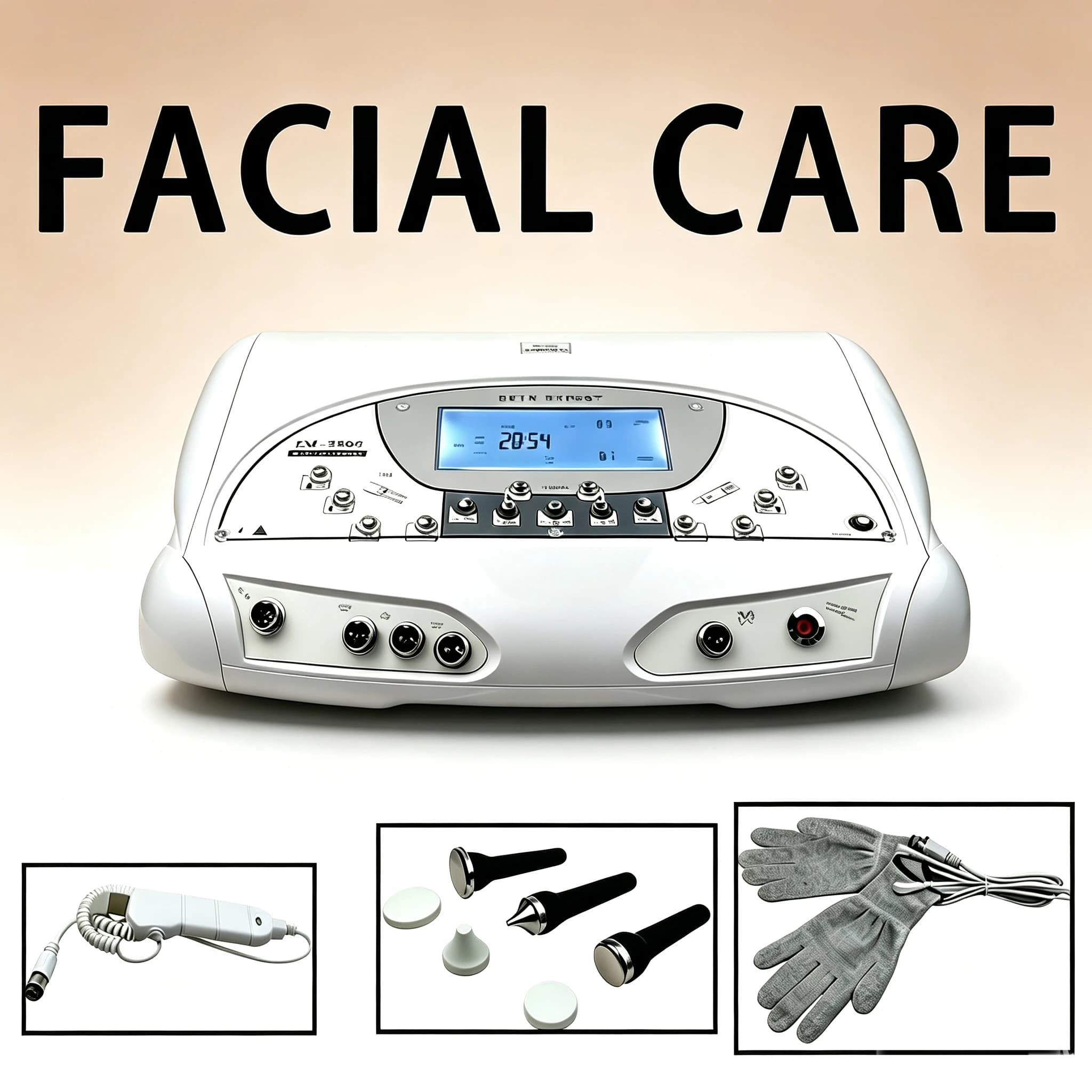 Facial Care Cleaning, Face Washing, Skin Scraping Device, Moisturizing, Ultrasonic Magic Gloves, Beauty Salon Equipment