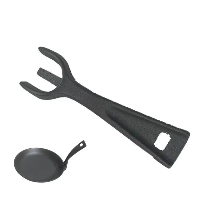 Professional Cast Iron Teppanyaki Clip Sturdy Barbecue Plate Clip For Bbq Tongs Roasting Clips Hot Pot Handle Cookware Clamp
