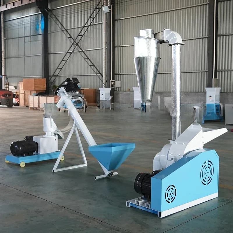 Macchina per la Produzione di Pellet per Mangimi Animali, Mini Pellettatrice per Bovini, Polli, Pesci, Gatti, Mangime Galleggiante per Bestiame, Linea di Produzione Domestica