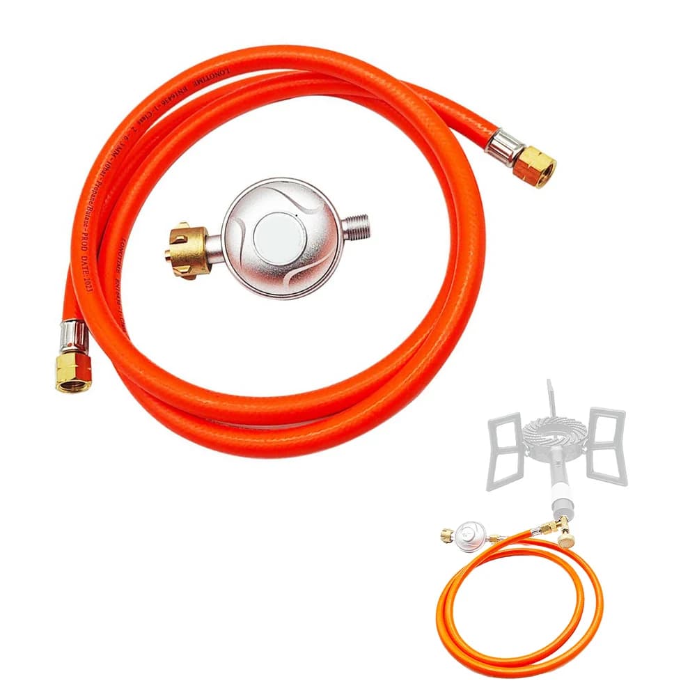 Tubo flessibile per regolatore di gas Tubo di prolunga multifunzionale portatile Tubo adattatore per serbatoio di propano per saldatura, viaggi, coperture, cucina, feste