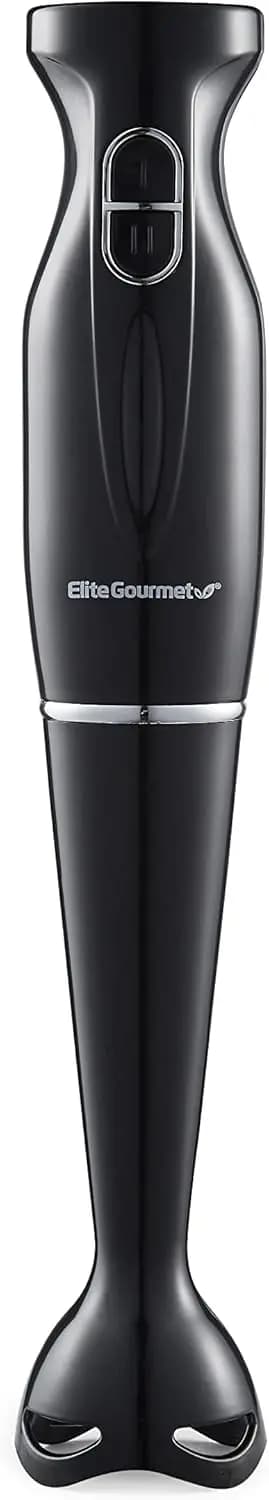 Frullatore a Immersione 300W, 2 Velocità, Asta Staccabile, per Frullati e Zuppe, Nero