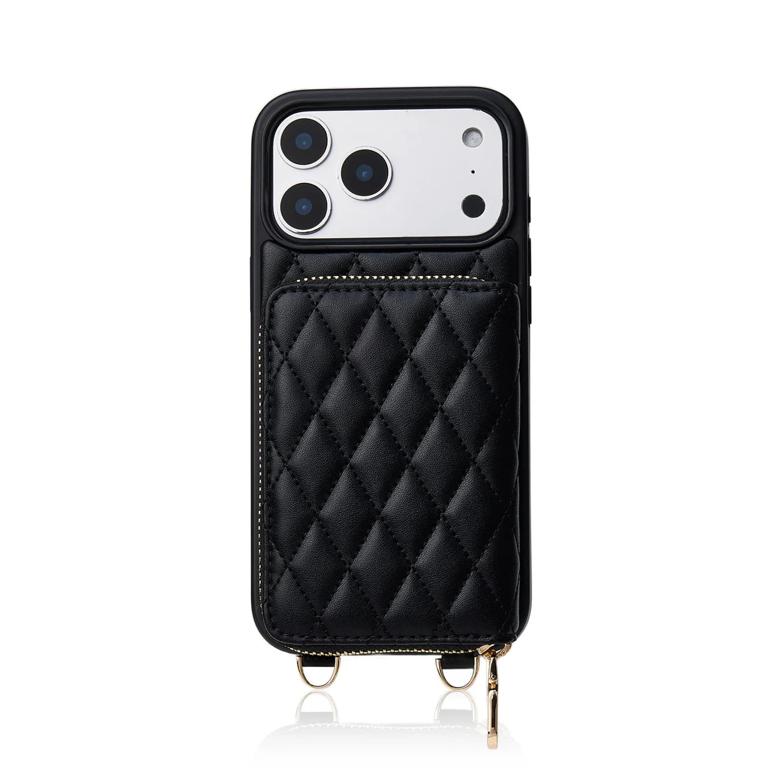 Per iPhone 17 Pro Max/17 Pro/17 Air/17 Custodia a portafoglio con blocco RFID da donna Porta carte con cerniera in pelle PU