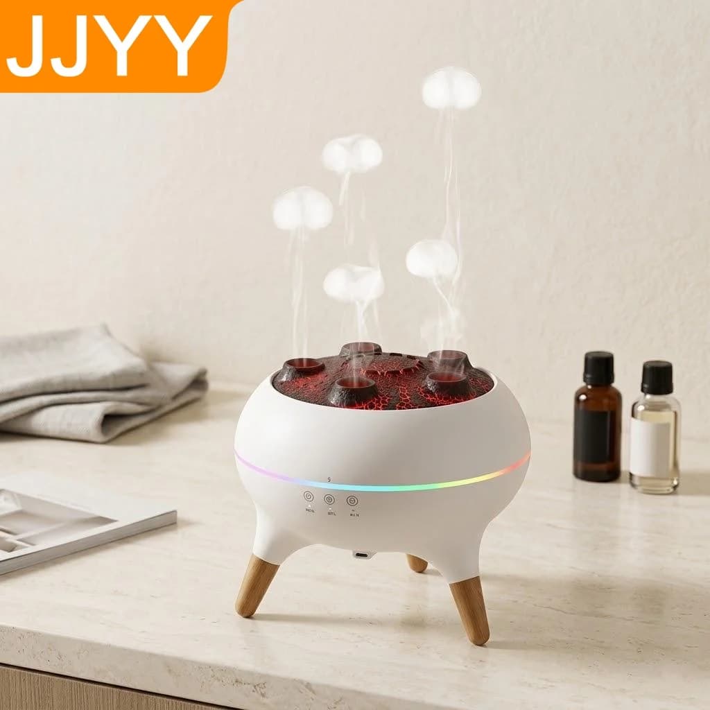 Diffusore di Aromi Ultra Silenzioso con 7 Luci LED e Spegnimento Automatico, Ideale per Camera da Letto e Arredamento Casa