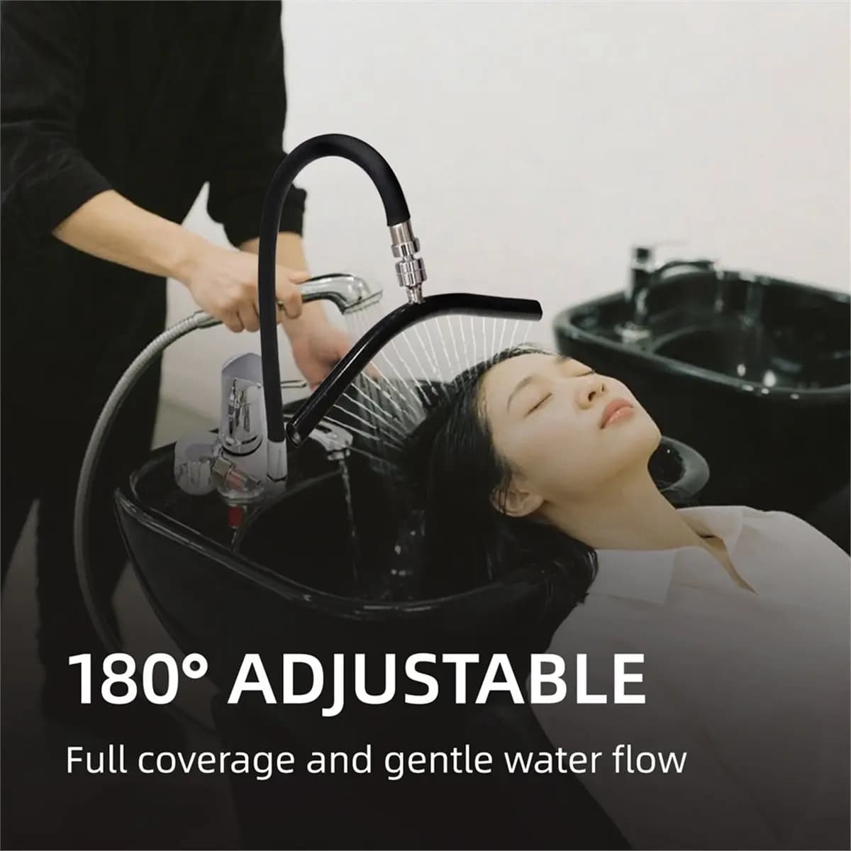 Nuovo Telaio per Lavatesta Spa 2026, Attrezzatura Multi-Angolo per Salone di Bellezza con Cascata per Cura del Cuoio Capelluto, Set da 3 Pezzi