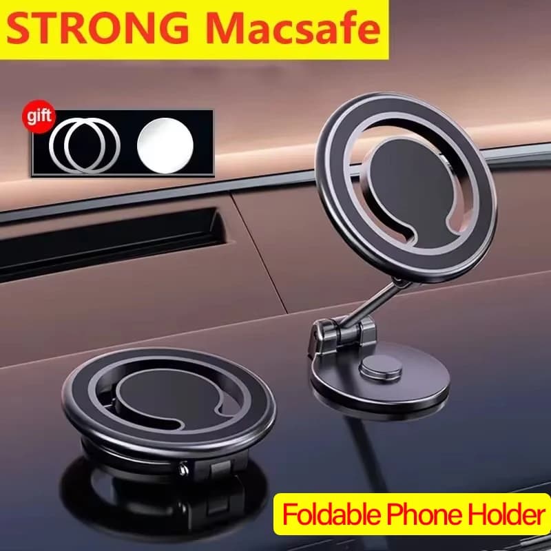 Supporto Magnetico per Telefono da Auto, Porta Cellulare Magnetico per Auto, Supporto per Smartphone in Auto per iPhone 15 14 13 Samsung Xiaomi