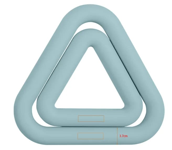 Triangle Iron Ring Yoga Weight-Bearing Aids Strength Training Dumbbells Pilates Exercise Fitness Direct Supply