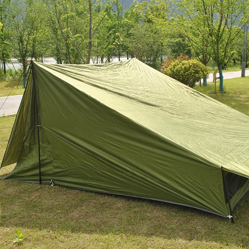 Outdoor ultralight camping tent, shelter with A frame, sun shelter, large sun tent, NO POLI, CZX-503, multifunctional curtains