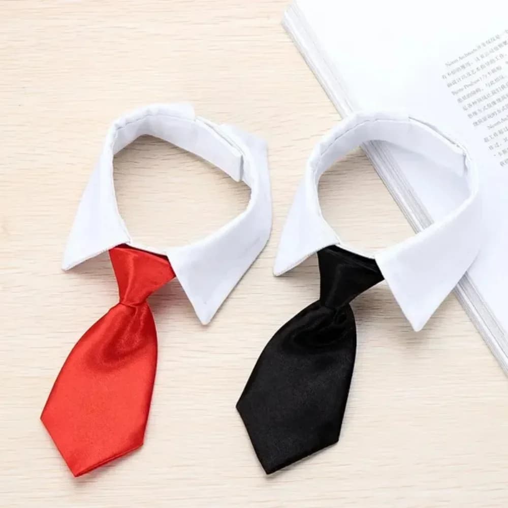 Cravatta con papillon per cuccioli di animali domestici - Collare per cani formale regolabile per cani e gatti di piccola taglia, accessori per costumi per toelettatura di cuccioli